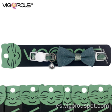 Collar de perros de cinta de nylon personalizado de PVC impermeable